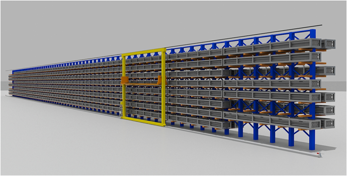 Cantilever Racking AS/RS system